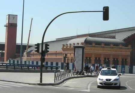 Atocha Train Station in Madrid Spain