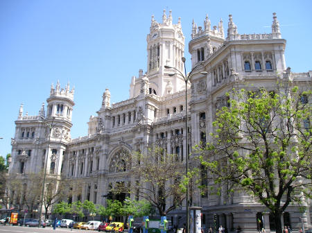 Palacio de Comunicaciones in Madrid Spain