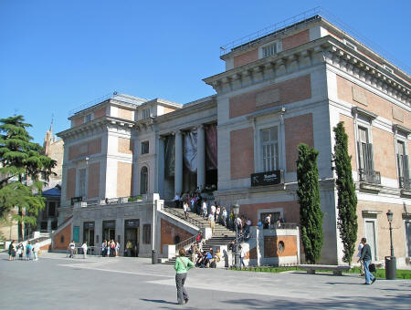 Del Prado Museum in Madrid Spain