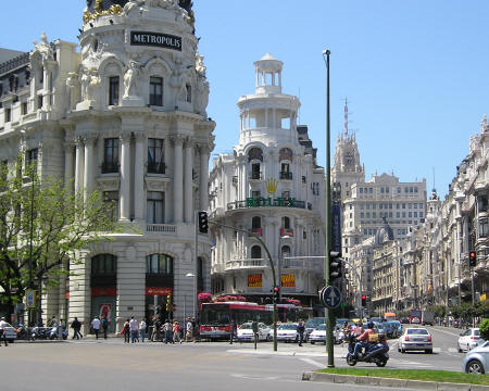 Edificio Metropolis in Madrid Spain