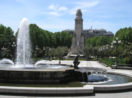 Plaza de Espana in Madrid Spain