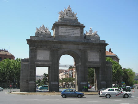 Puerta de Toledo in Madrid Spain