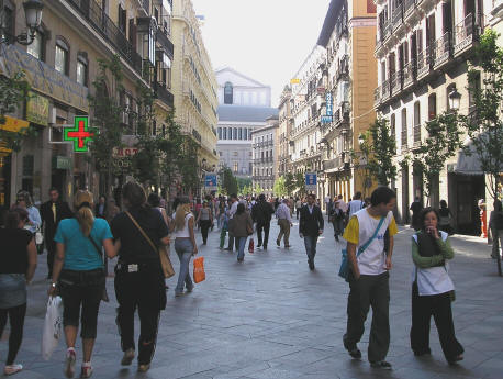 Shopping in Madrid Spain