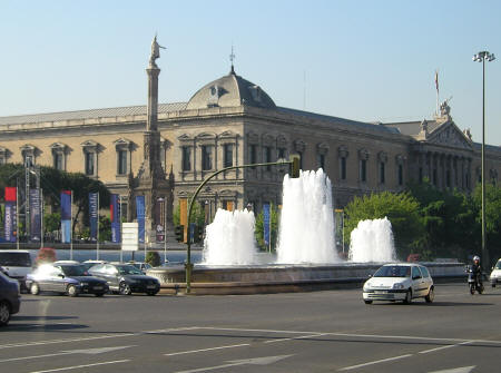 Plaza de Colon in Madrid Spain