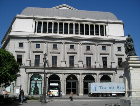 Royal Theatre in Madrid Spain